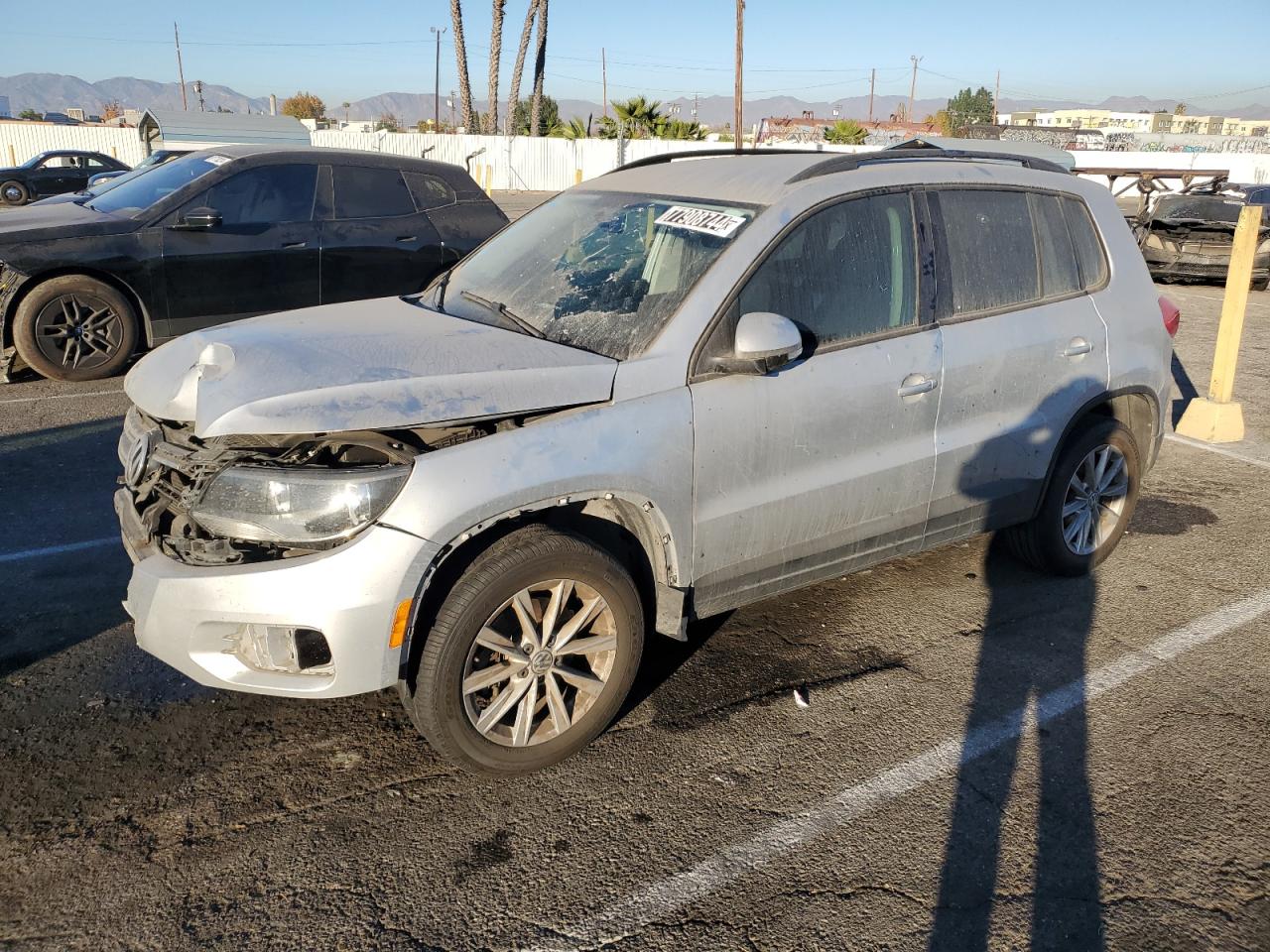 Lot #3025738326 2018 VOLKSWAGEN TIGUAN LIM