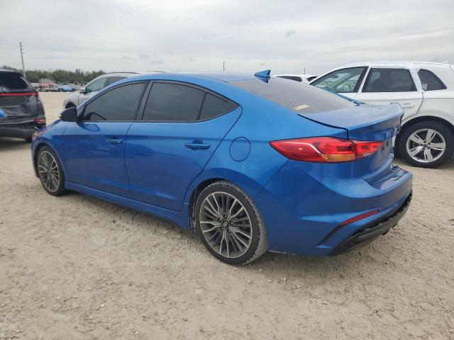 HYUNDAI ELANTRA SP 2018 blue  gas KMHD04LB5JU657775 photo #3