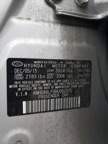 2017 HYUNDAI ELANTRA SE - KMHD84LF0HU062970