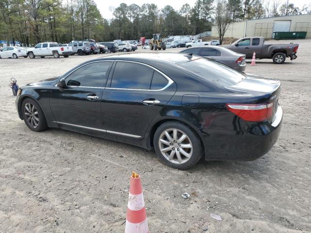 LEXUS LS 460 2008 black  gas JTHBL46F785053438 photo #3