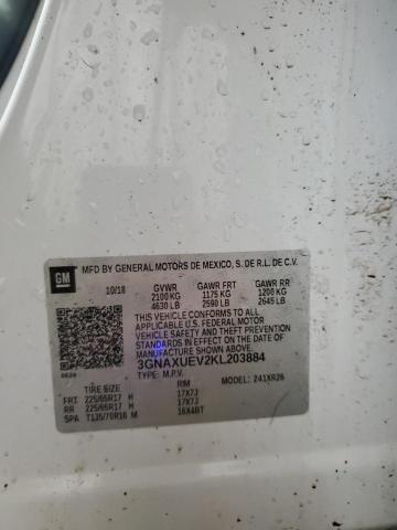 2019 CHEVROLET EQUINOX LT - 3GNAXUEV2KL203884