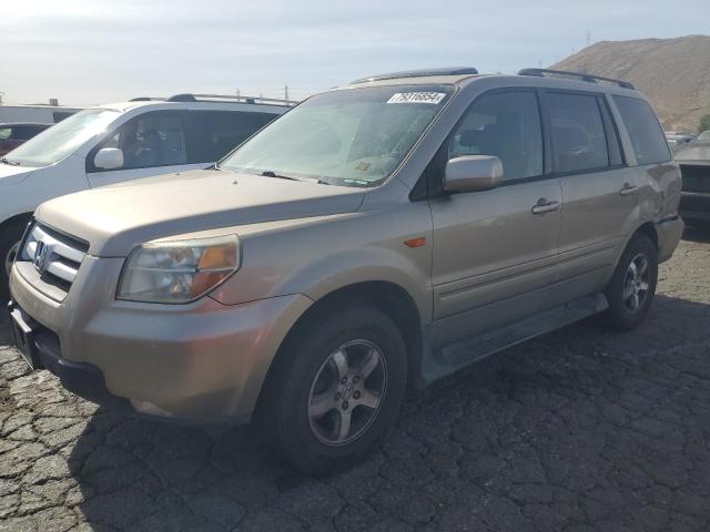 HONDA PILOT EXL 2007 gray  gas 5FNYF28667B000439 photo #1