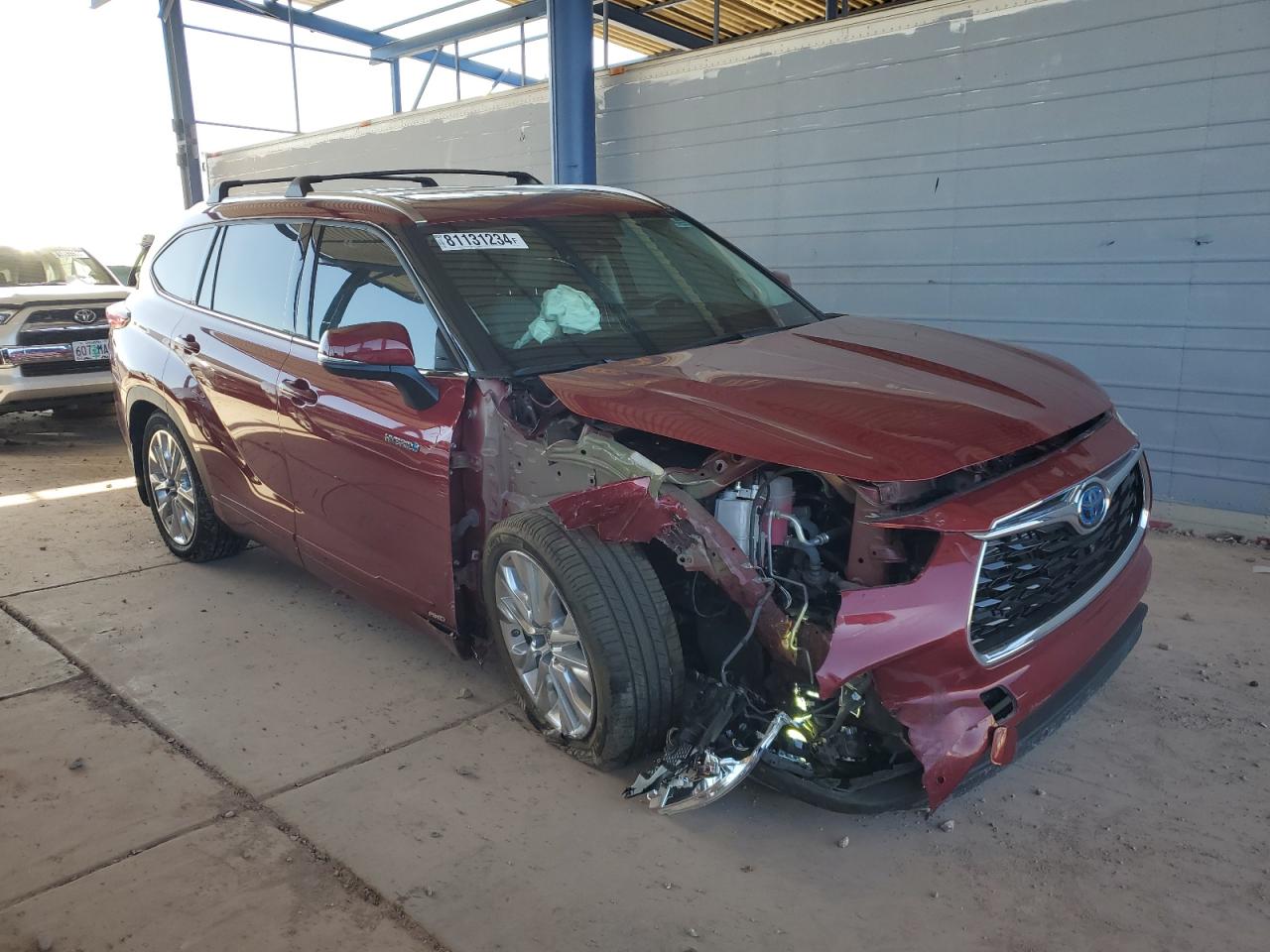 Lot #2989510982 2021 TOYOTA HIGHLANDER