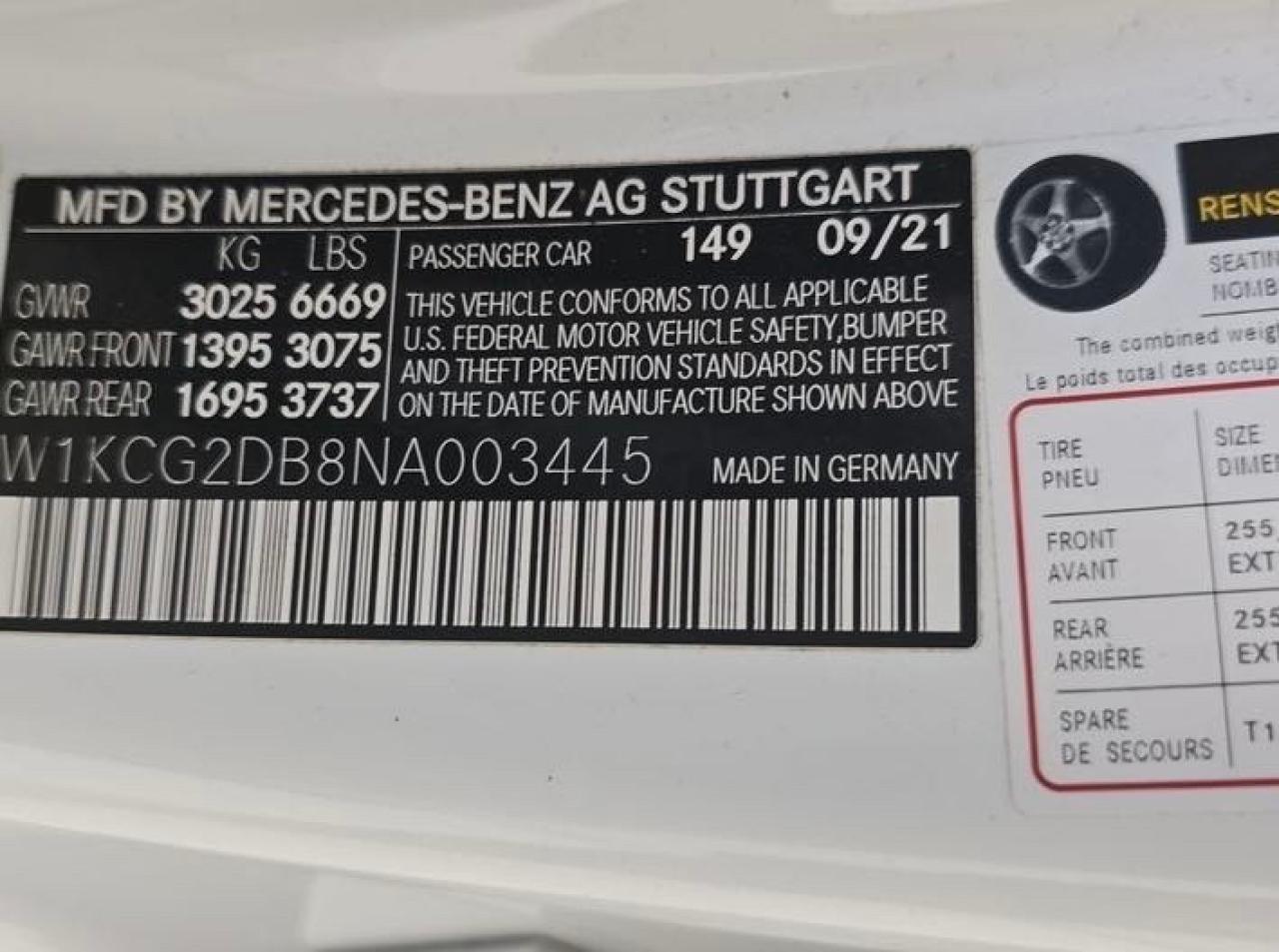 Lot #2996317442 2022 MERCEDES-BENZ EQS SEDAN