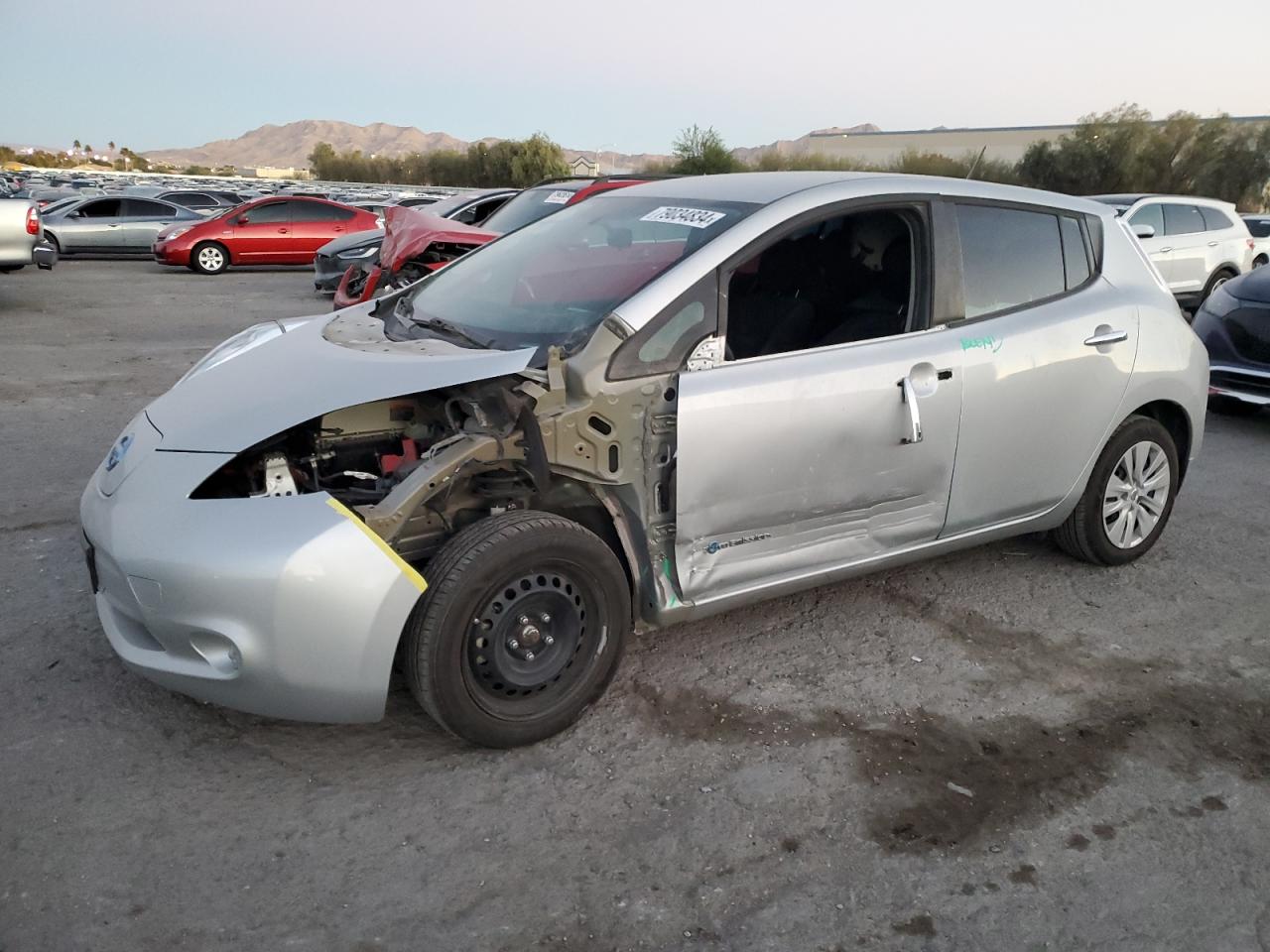 Lot #3038217748 2017 NISSAN LEAF S