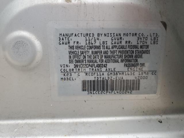 2015 NISSAN VERSA NOTE - 3N1CE2CP4FL400242