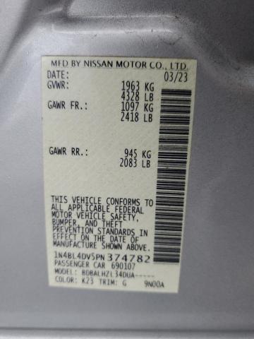 2023 NISSAN 210 1N4BL4DV5PN374782