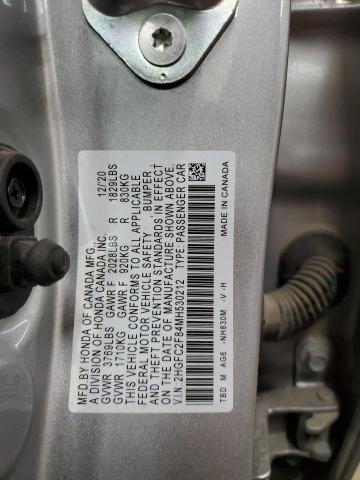 2021 HONDA CIVIC SPOR - 2HGFC2F84MH530212