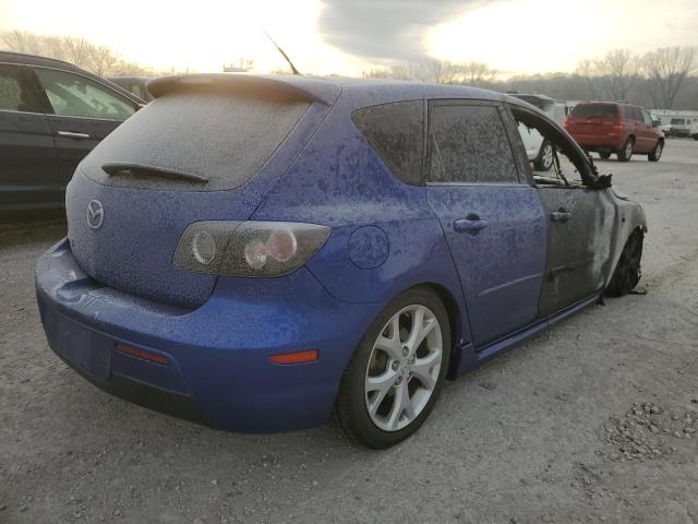 MAZDA 3 HATCHBAC 2008 blue  gas JM1BK343181849276 photo #4