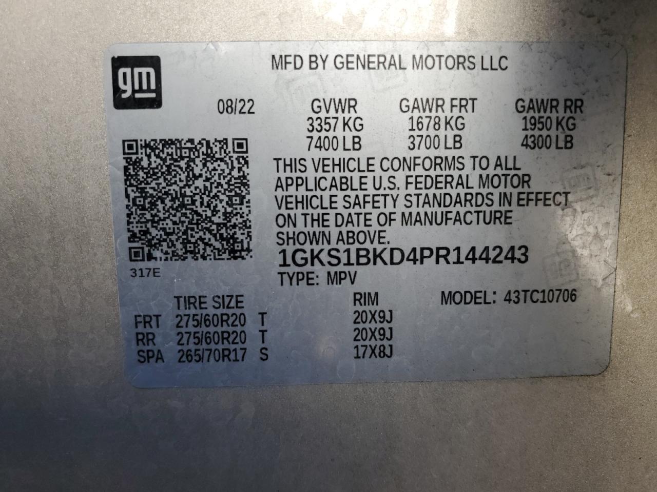 Lot #2994246065 2023 GMC YUKON SLT