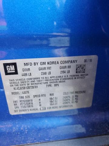 2016 BUICK ENCORE - KL4CJESB1GB728781
