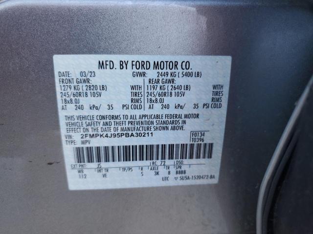 VIN 2FMPK4J95PBA30211 2023 Ford Edge, Sel no.13