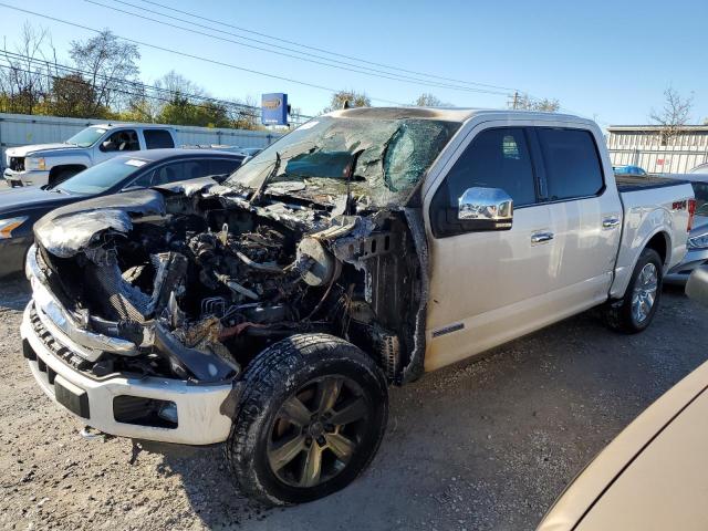 FORD F150 SUPER 2018 white  diesel 1FTFW1E19JFE25490 photo #1