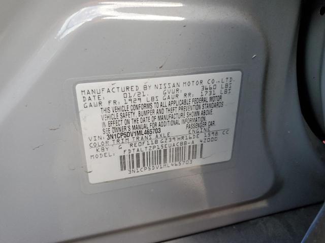 VIN 3N1CP5DV1ML465703 2021 NISSAN KICKS no.13