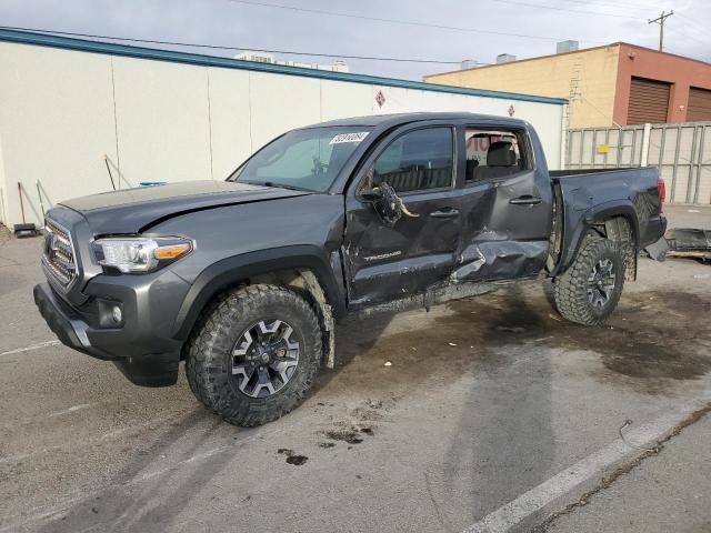 TOYOTA TACOMA DOU 2017 charcoal crew pic gas 3TMCZ5AN2HM109286 photo #1