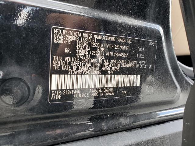 2021 TOYOTA RAV4 XLE - 2T3W1RFV0MC139840