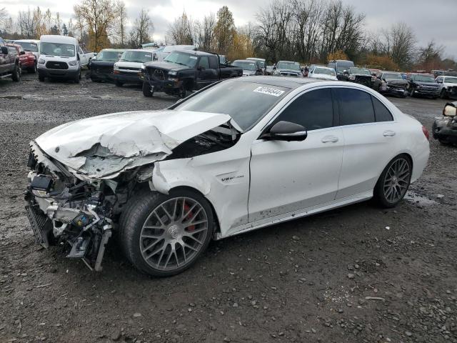 MERCEDES-BENZ C 63 AMG-S 2017 white  gas 55SWF8HB6HU188032 photo #1