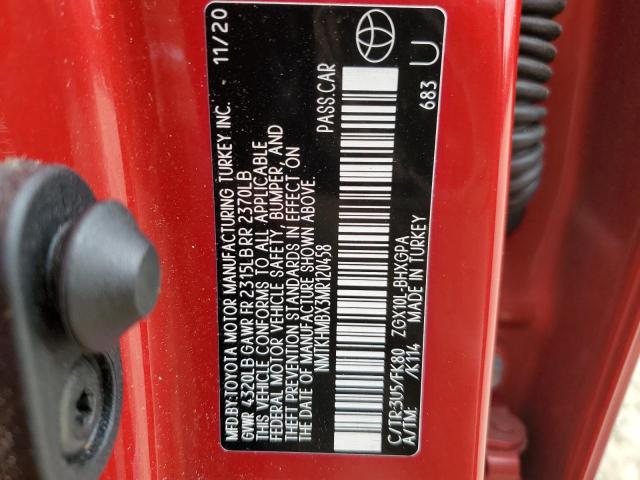 2021 TOYOTA C-HR XLE - NMTKHMBX3MR120458