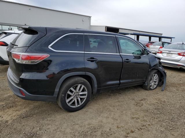 TOYOTA HIGHLANDER 2016 black  gas 5TDZARFH9GS017635 photo #4