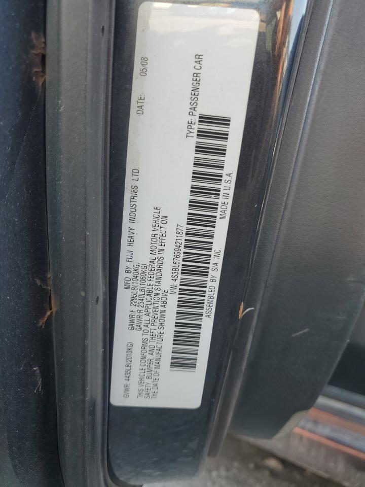 Lot #2991667011 2009 SUBARU LEGACY 2.5