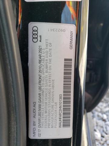 2017 AUDI S6 PRESTIG WAUHFAFC2HN101383