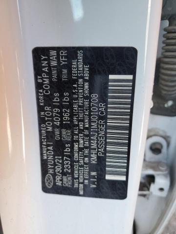 2021 HYUNDAI ELANTRA BL - KMHLM4AJ1MU010708