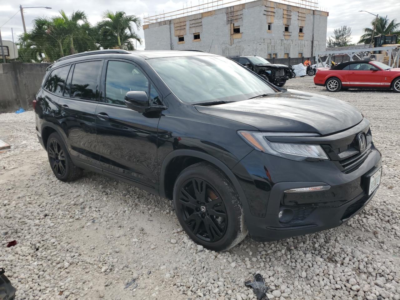 Lot #2974128368 2021 HONDA PILOT BLAC