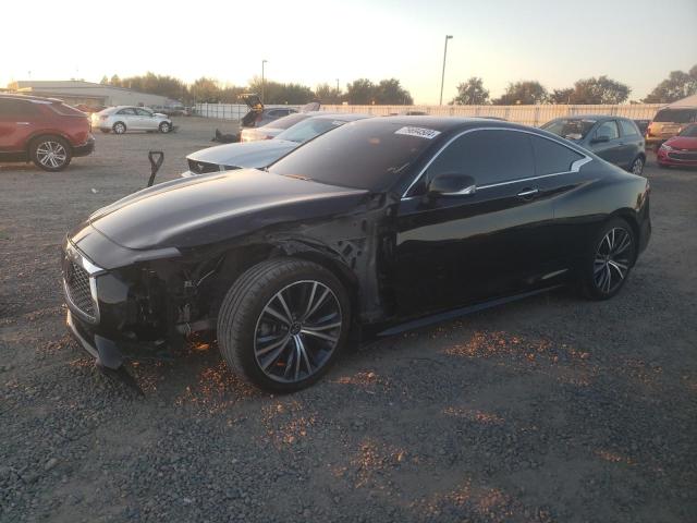 INFINITI Q60 PURE 2022 black  gas JN1EV7JK6NM600315 photo #1