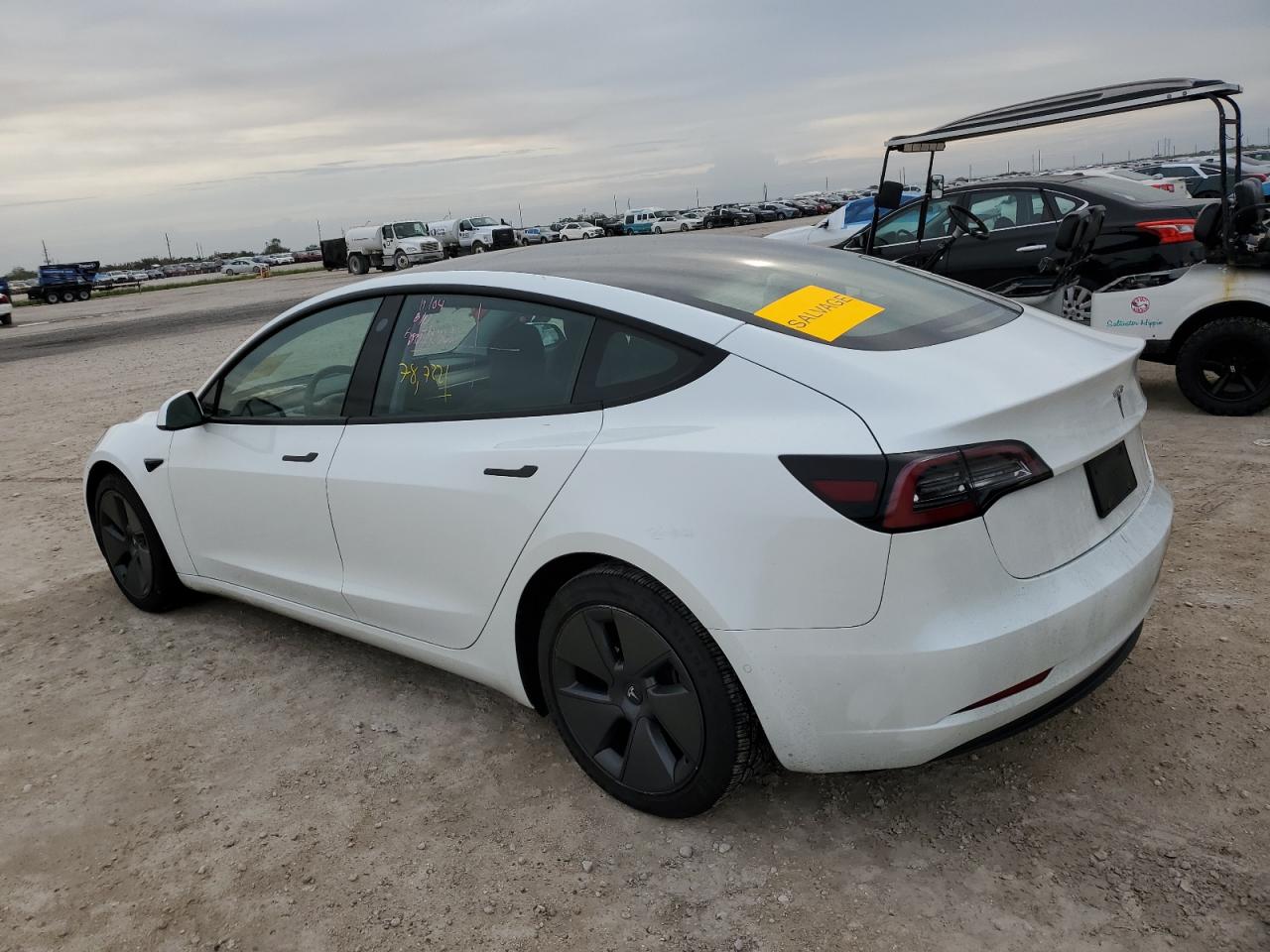 Lot #2991401842 2022 TESLA MODEL 3