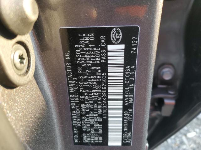 2024 TOYOTA CAMRY LE - 4T1C31AK3RU625035
