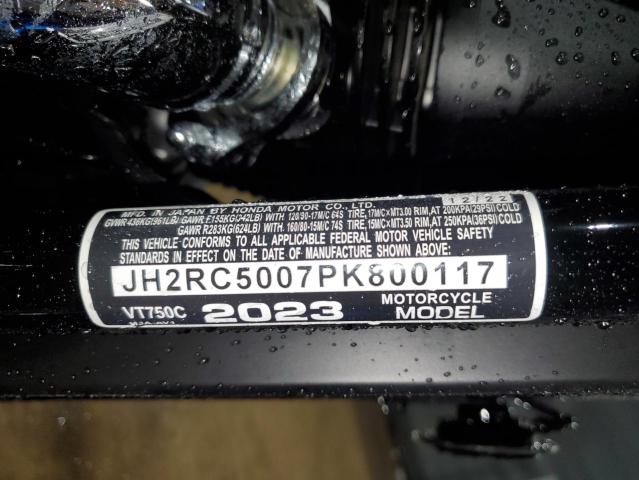 2023 HONDA VT750 C JH2RC5007PK800117