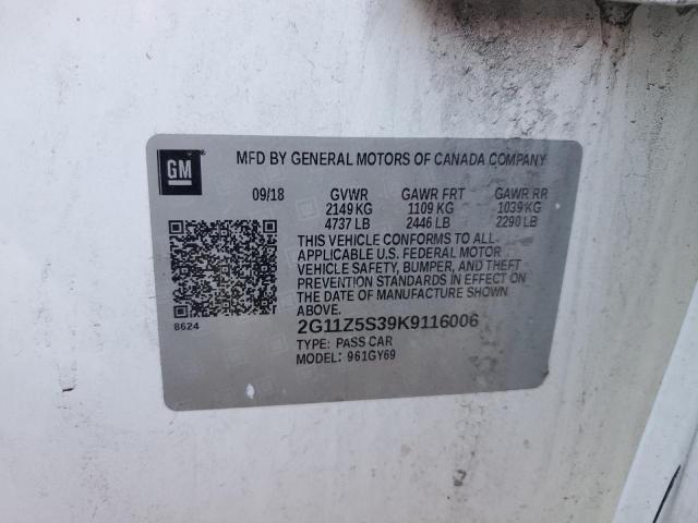 2019 CHEVROLET IMPALA LT - 2G11Z5S39K9116006