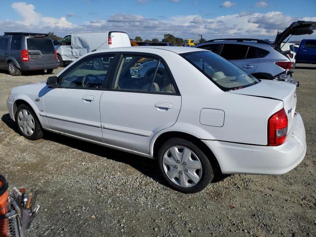 MAZDA PROTEGE DX 2002 white  gas JM1BJ225821620599 photo #3