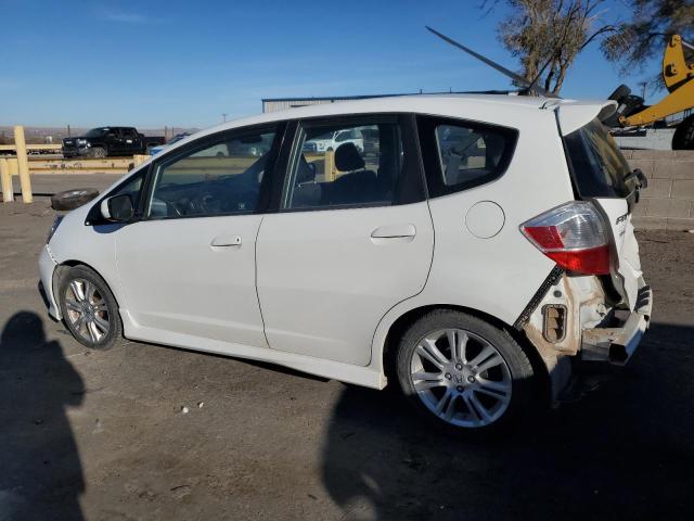 HONDA FIT SPORT 2011 white hatchbac gas JHMGE8H55BC000512 photo #3