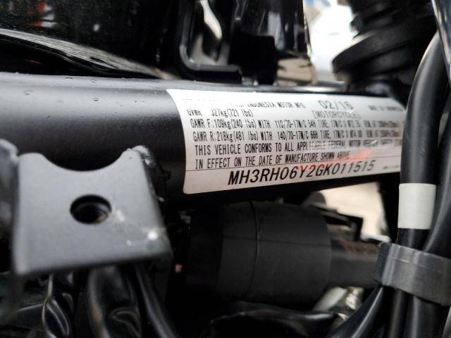 2016 YAMAHA YZFR3 MH3RH06Y2GK011515