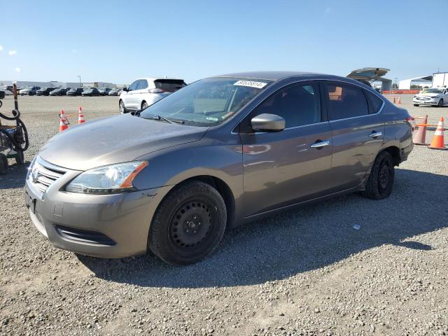 NISSAN SENTRA S 2015 gray  gas 3N1AB7AP0FL679317 photo #1