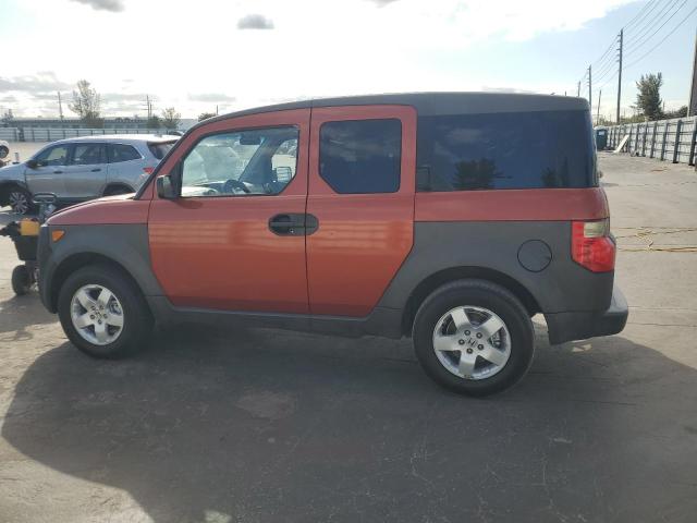 HONDA ELEMENT EX 2004 orange 4dr spor gas 5J6YH18574L009004 photo #3