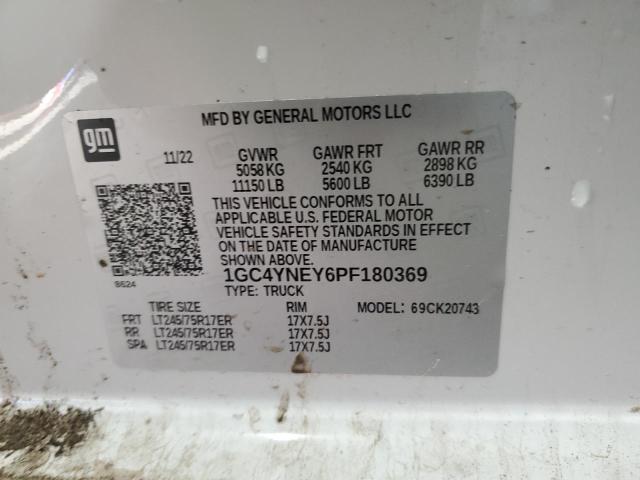 2023 CHEVROLET SILVERADO - 1GC4YNEY6PF180369