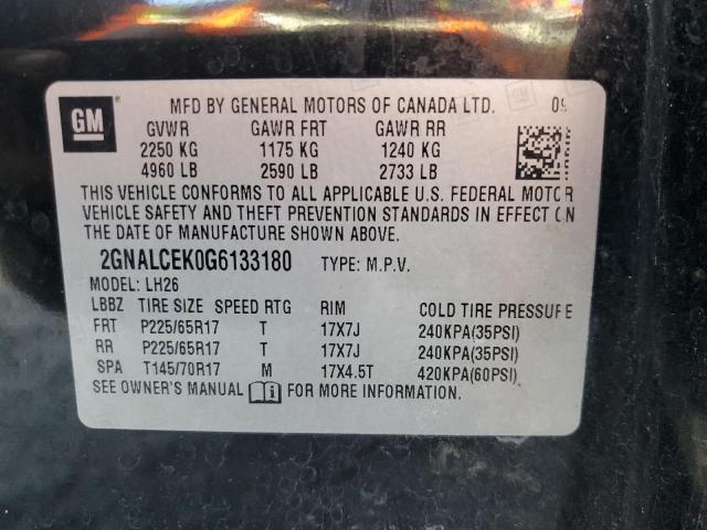 VIN 2GNALCEK0G6133180 2016 Chevrolet Equinox, LT no.13