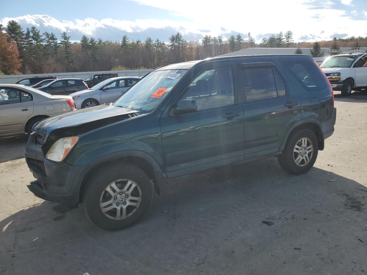 Lot #2978898295 2002 HONDA CR-V EX