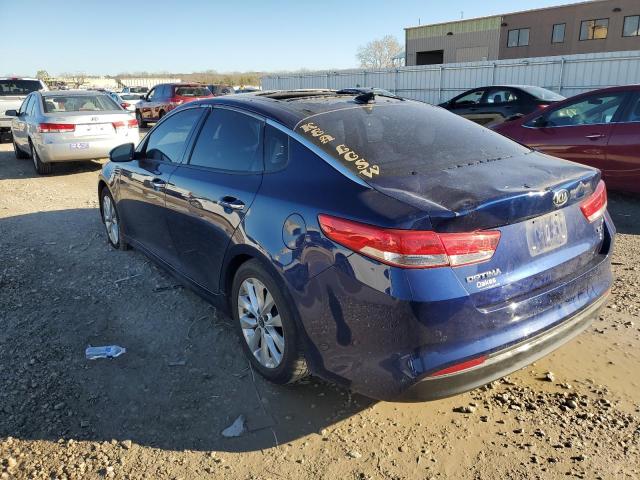 KIA OPTIMA EX 2016 blue  gas 5XXGU4L33GG083884 photo #3