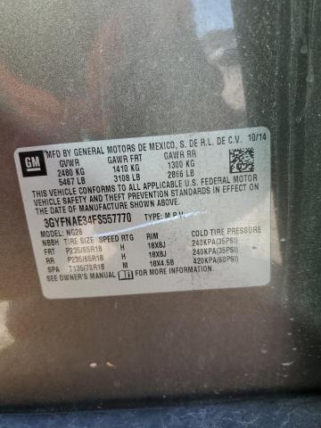 2015 CADILLAC SRX - 3GYFNAE34FS557770