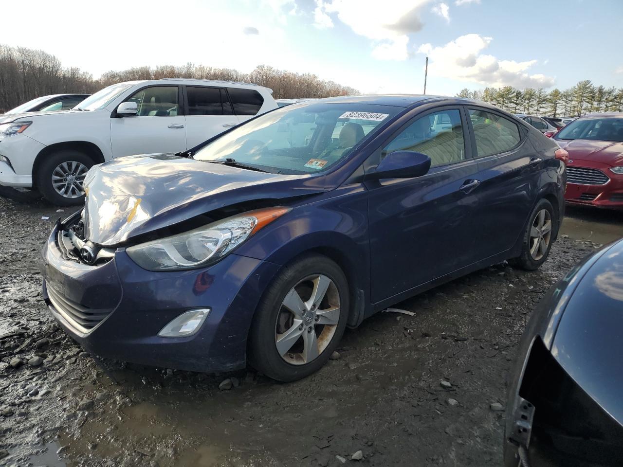 Lot #3034371062 2013 HYUNDAI ELANTRA GL