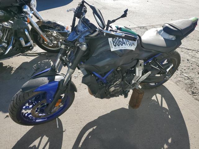 YAMAHA FZ07 2016 blue  gas JYARM06E0GA010946 photo #4