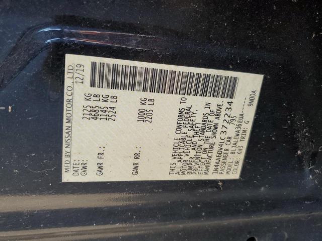 2020 NISSAN MAXIMA SL - 1N4AA6DV4LC372234