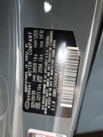 2021 HYUNDAI ELANTRA SE - KMHLS4AG6MU068792