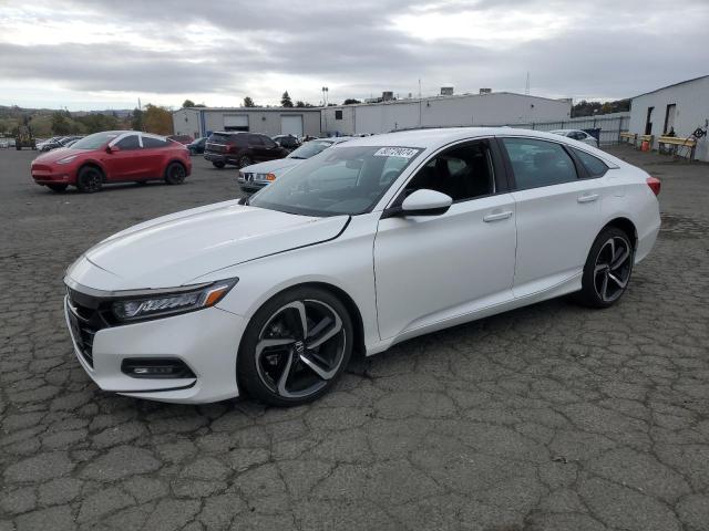 HONDA ACCORD SPO 2019 white  gas 1HGCV1F35KA149248 photo #1