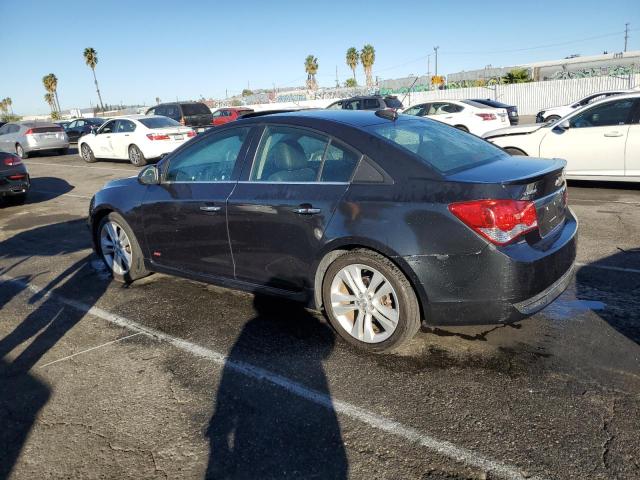 CHEVROLET CRUZE LTZ 2015 black sedan 4d gas 1G1PG5SB5F7279136 photo #3