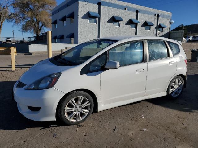 HONDA FIT SPORT 2011 white hatchbac gas JHMGE8H55BC000512 photo #1