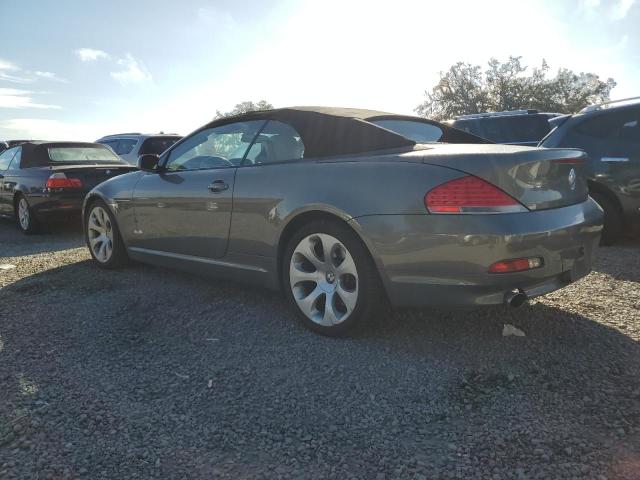 BMW 650 I 2006 gray converti gas WBAEK13426CN79338 photo #3